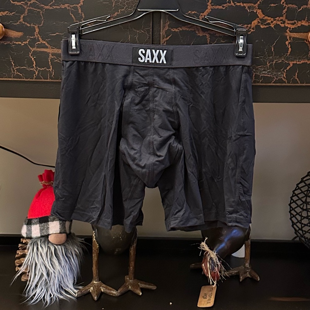SAXX men’s Ultra Super Soft Black Boxer Briefs Regular Fit 2 Pairs Only